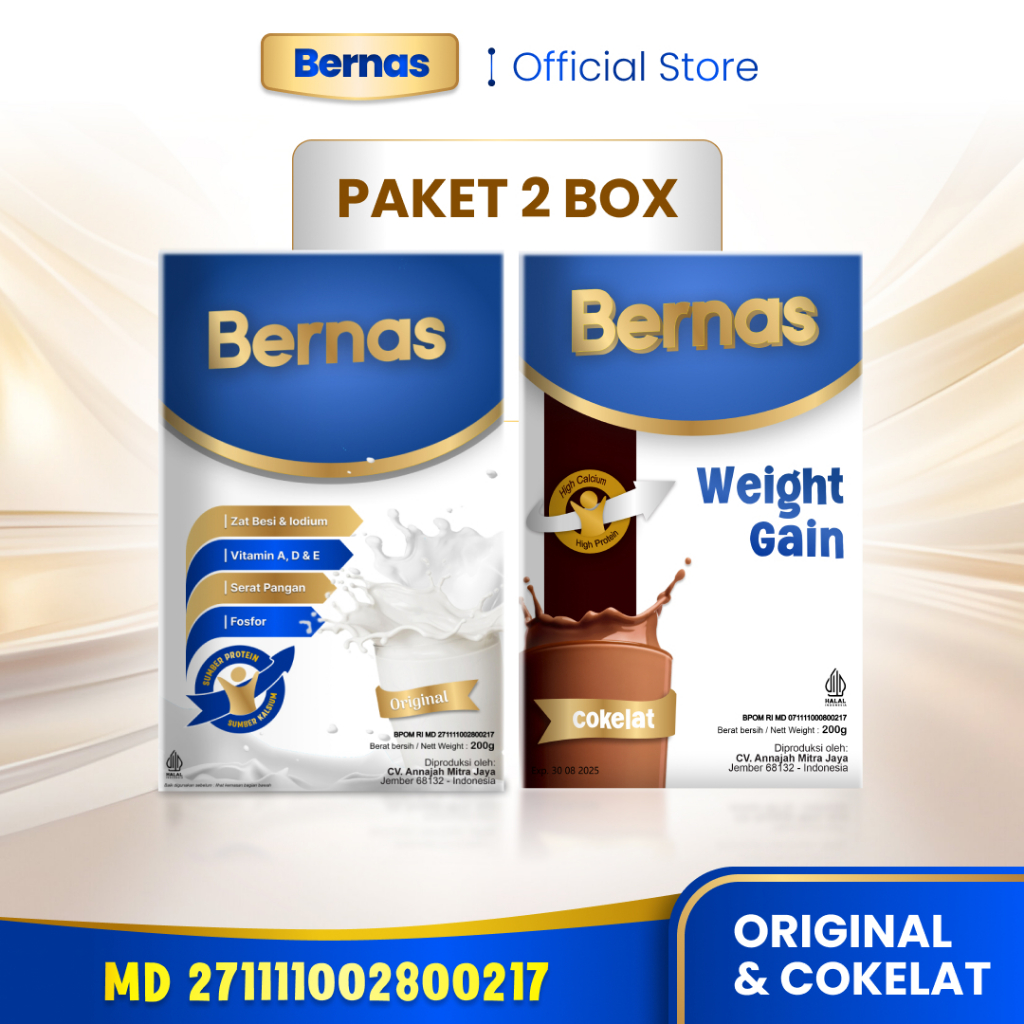 

BERNAS - Paket 2 Box Susu Anak Sumber Protein dan Sumber Kalsium
