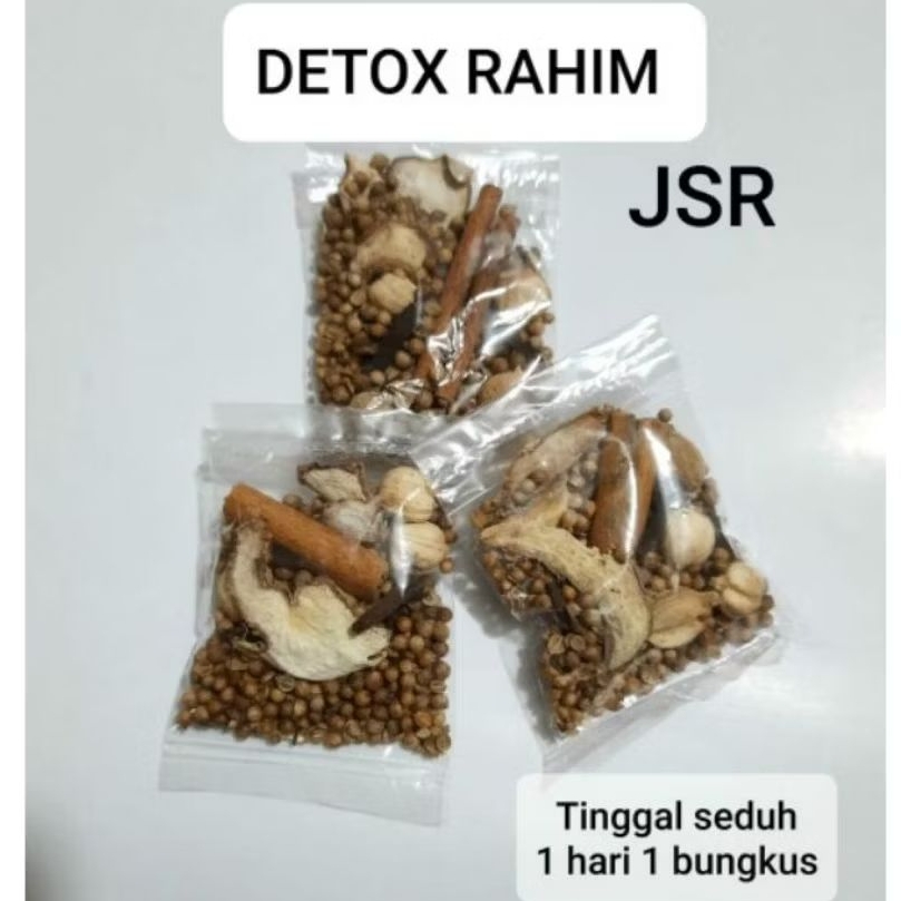 

1 bungkus JSR Ramuan Herbal Detox Rahim Wanita / Jamu Seduh Kebersihan Wanita