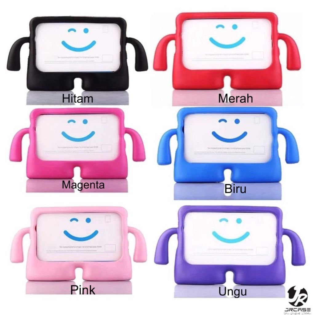 JRCASE Silikon Standing Lucu Tab A7 Lite T225 A8 2018 / T295  A8 10.5” X205 S6 Lite P615 P610 T220 T