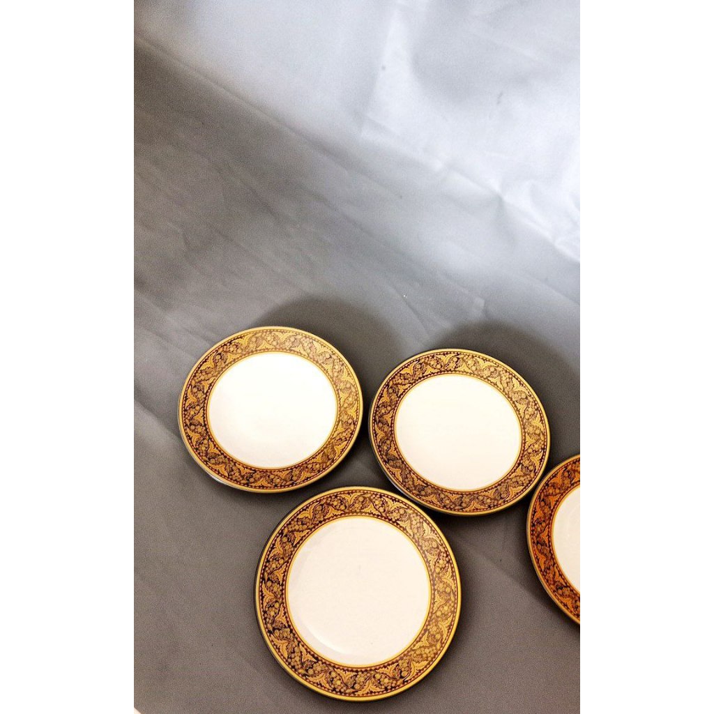 PIRING LEPEK KERAMIK MOTIF KERATON | TATAKAN KUE