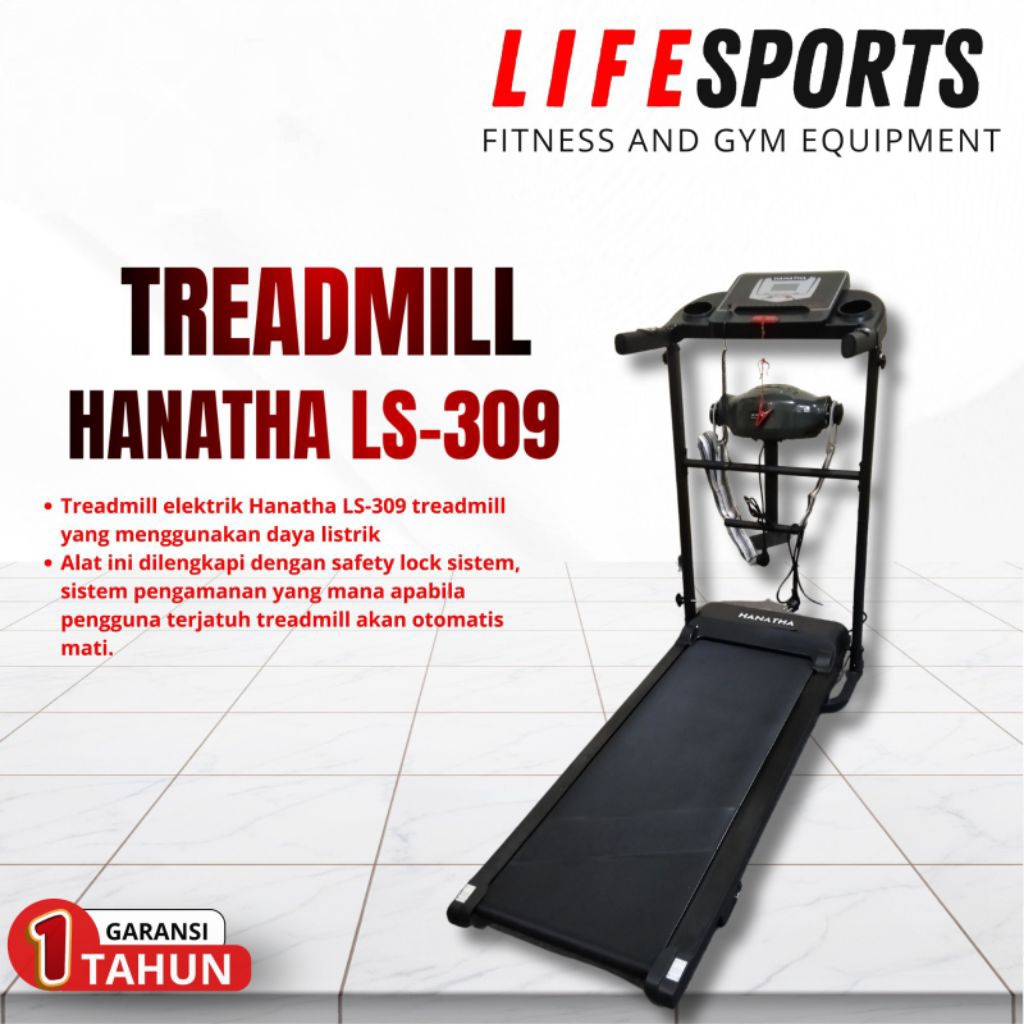 Alat FitnessTreadmill elektrik Hanatha Ls-309