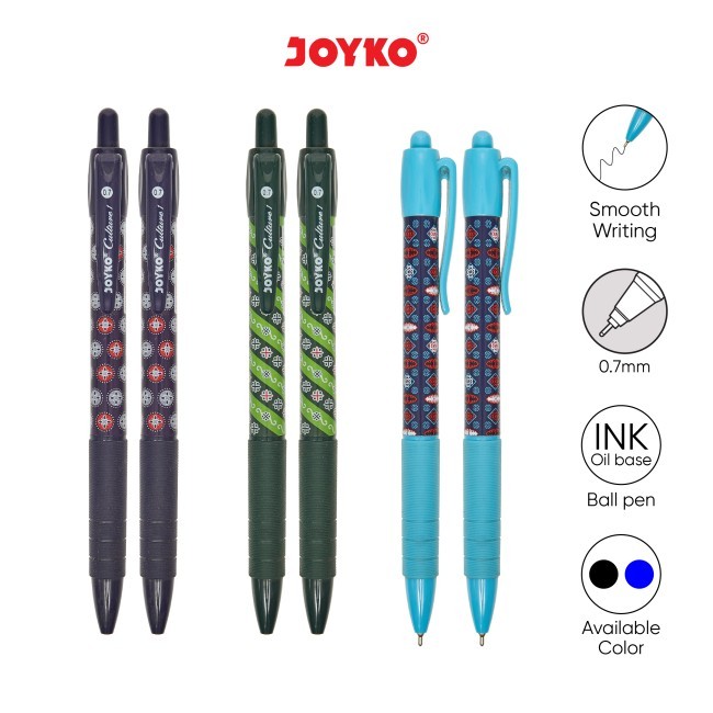 

(1 LUSIN) PEN PULPEN JOYKO BP-205 CULTURE / PEN BATIK / PEN CETEK / PEN 0.7