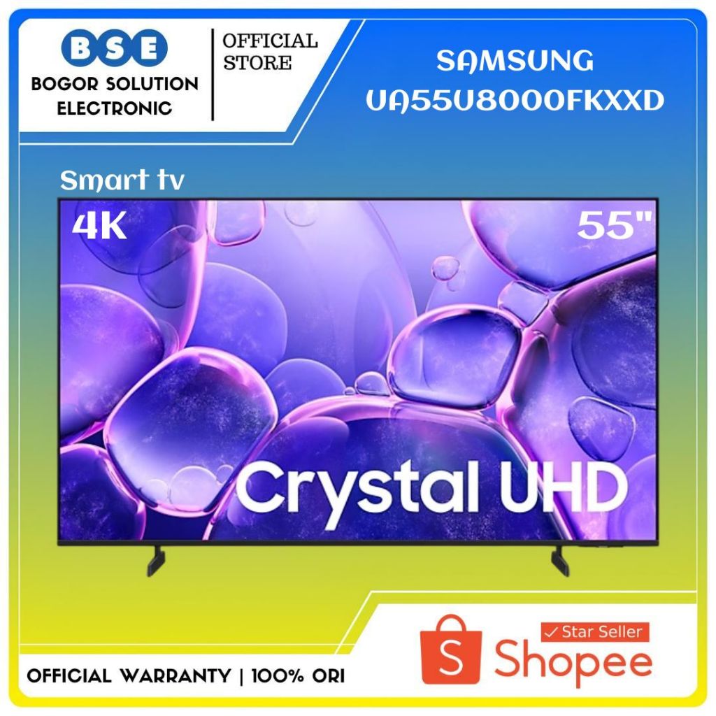 Samsung 55U8000F Crystal UHD Smart TV Samsung UA55U8000FKXXD 55 Inch U8000F 55U8000 Pengganti 55DU80
