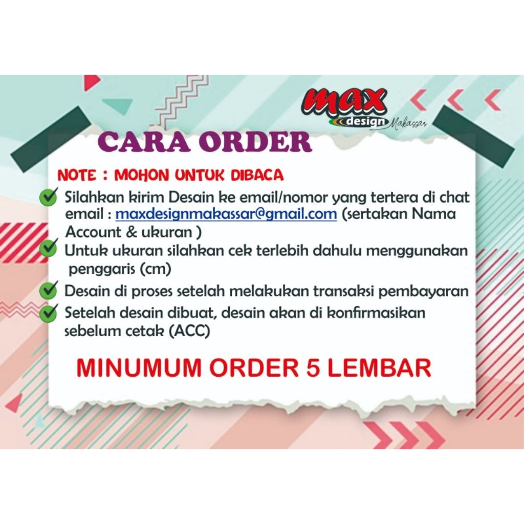 

stiker label produk makanan minuman. Bahan chromo A3+ Cutting
