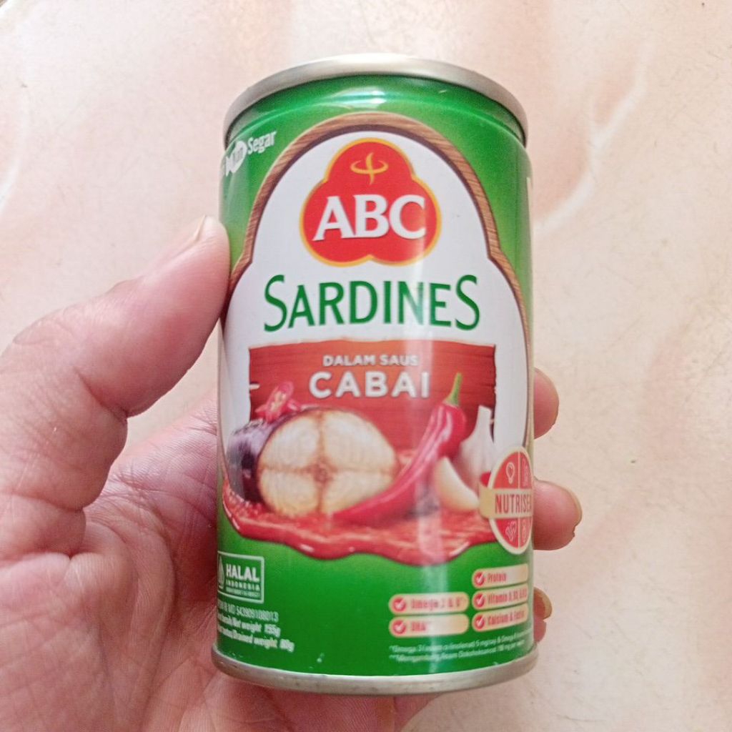 

Sarden ABC Dalam Saus Cabai 155g