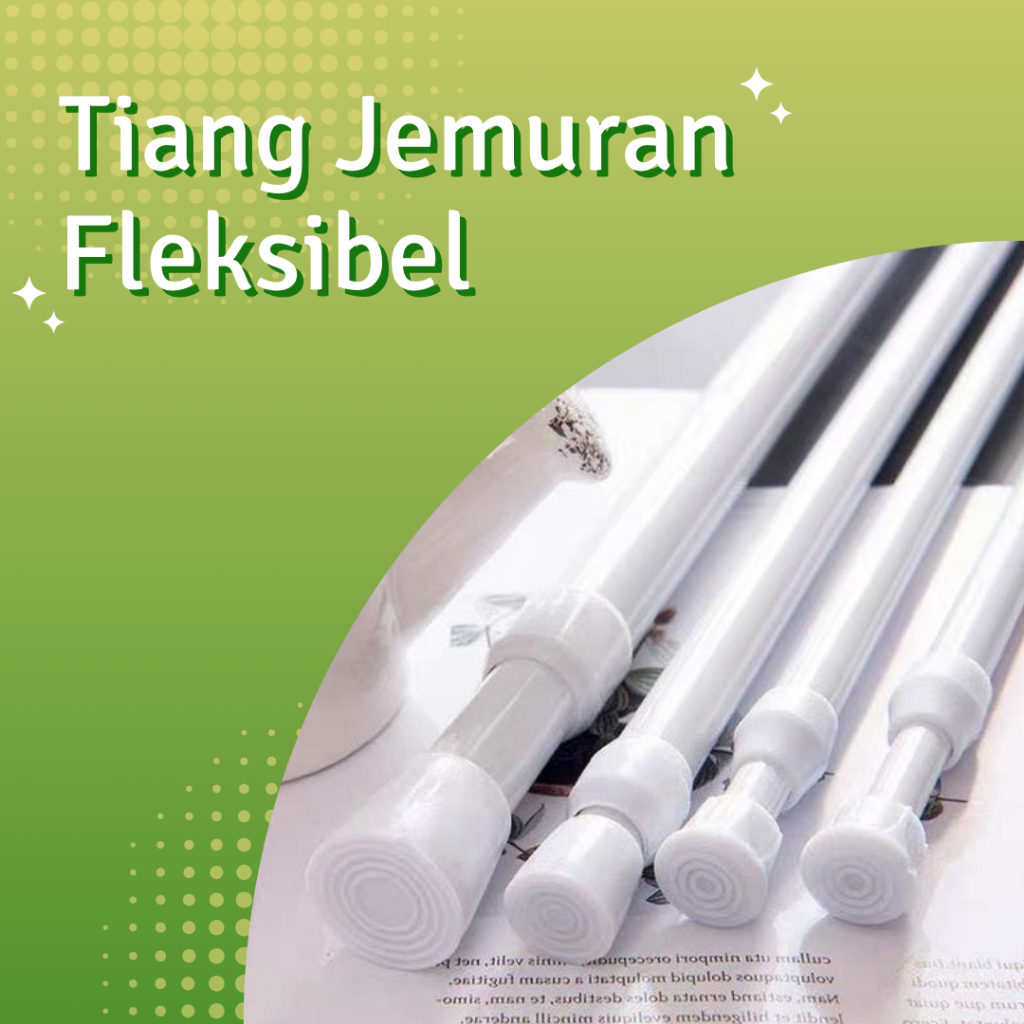 Tongkat Tiang Kolong Dapur Kamar Mandi Pintu Gorden Serbaguna