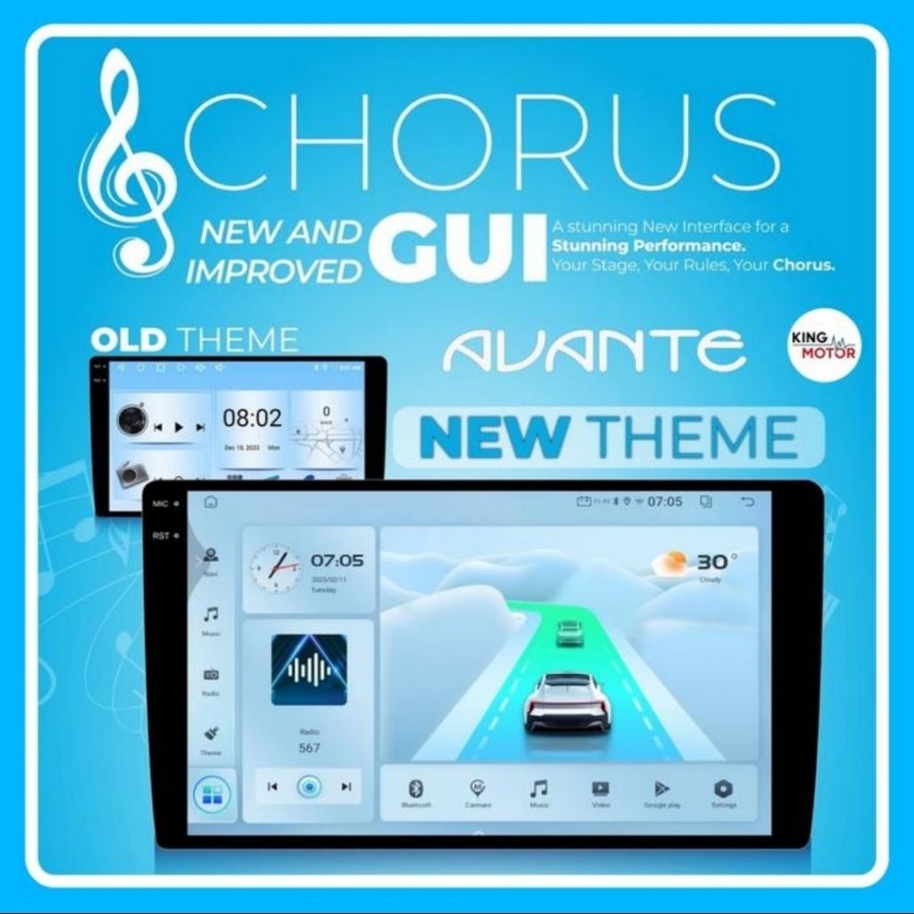 Avante AD-9910 Chorus 9 inch RAM 4 ROM 64 KARAOKE - Head Unit Android
