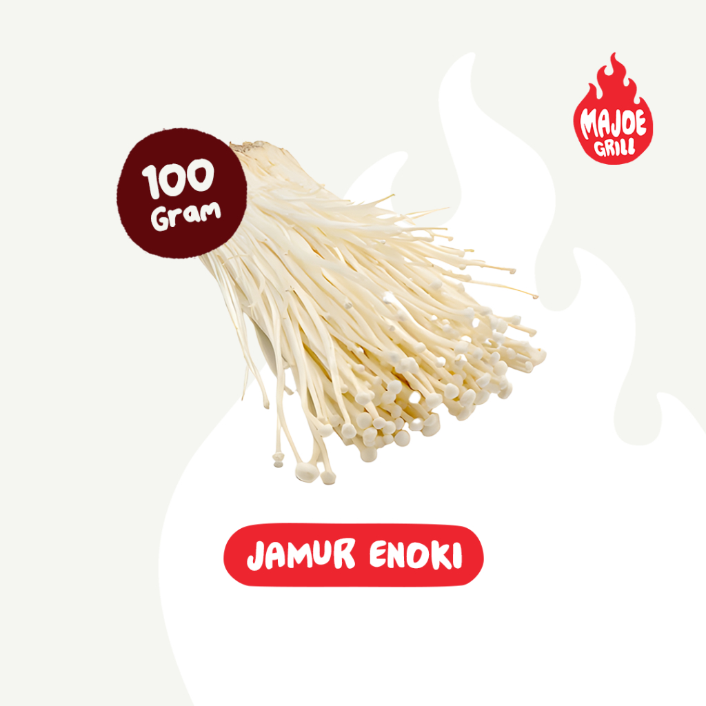 

Jamur Enoki Mushroom (100 gram) - INSTANT / SAMEDAY - Sayuran