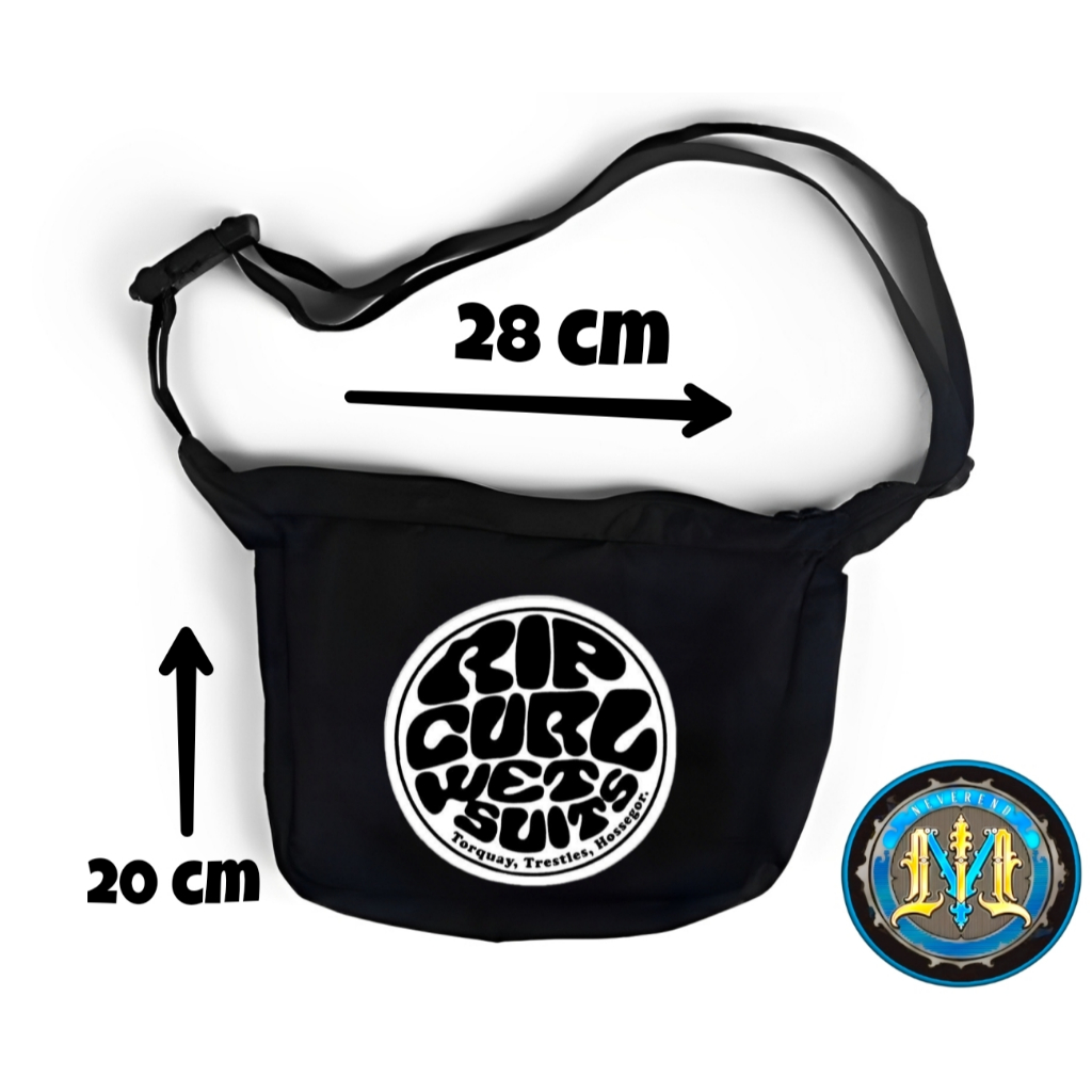 Tas Selempang Bahu Pria Ripcurl Distro Kanvas Waistbag Cowok Slingbag Pria Wanita Keren