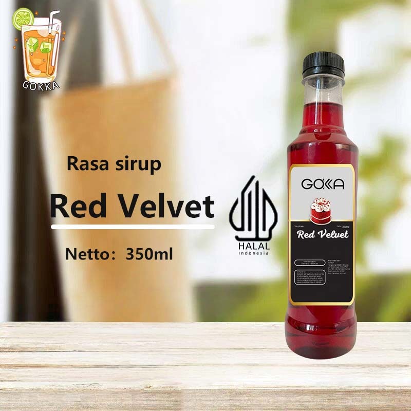 

GОKKA Syrup / Red Velvet Flavoured Sirup / Sirup Red Velvet 350ML International Halal