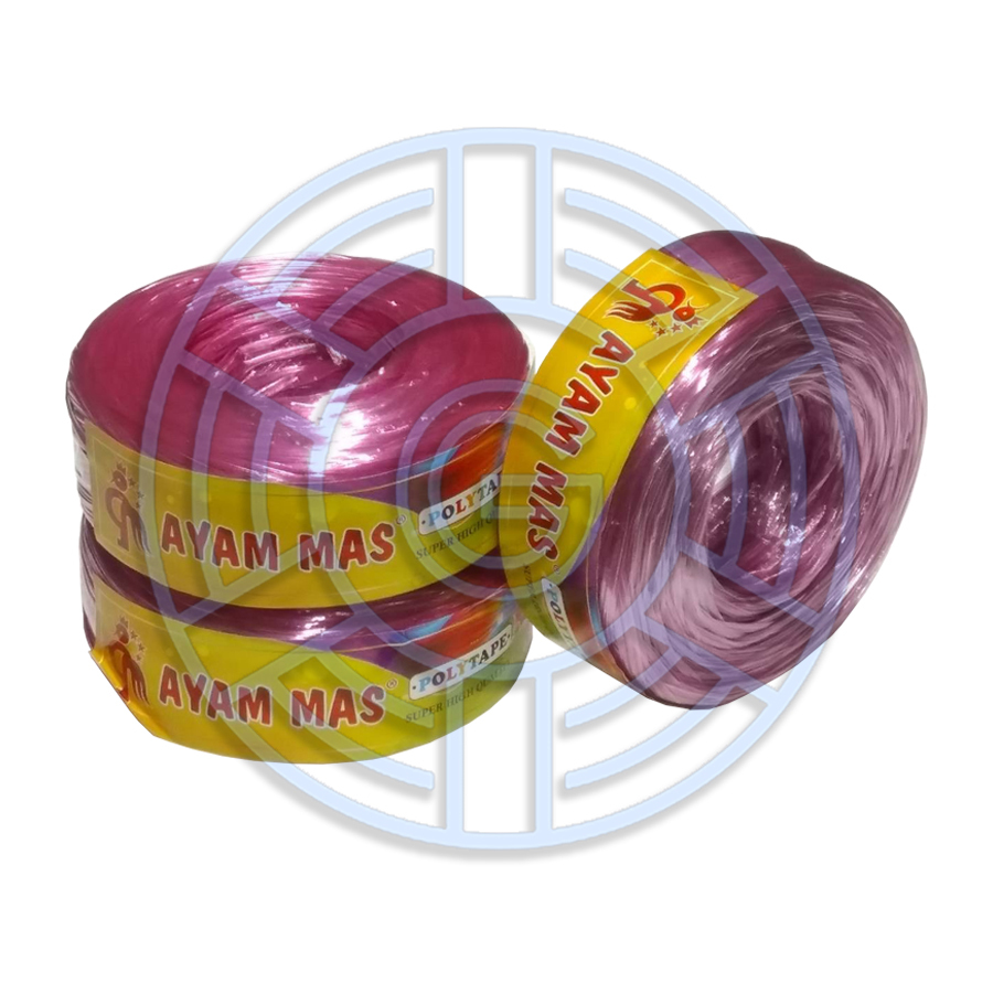 

Tali Plastik Rafia Warna 170 Gram Merek Ayam Mas / Gapura / Jeruk