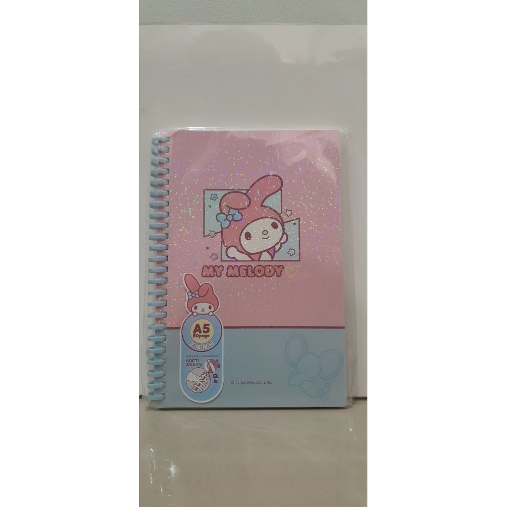 

GuangBo KT81355 Sanrio Characters Hologram Buku Tulis Ring A5 80 Lbr 140 x 210 mm