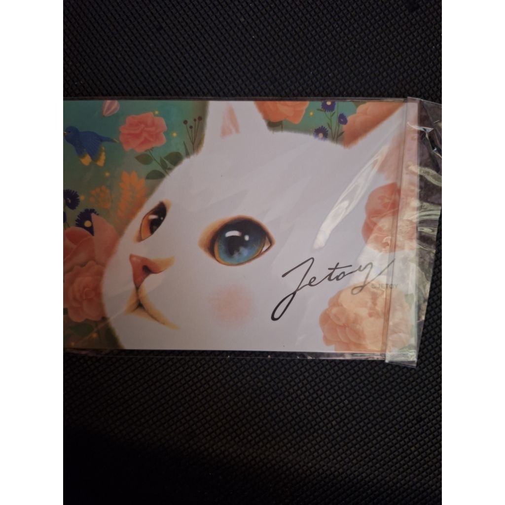 

kartu pos kucing Jetoy cat postcard