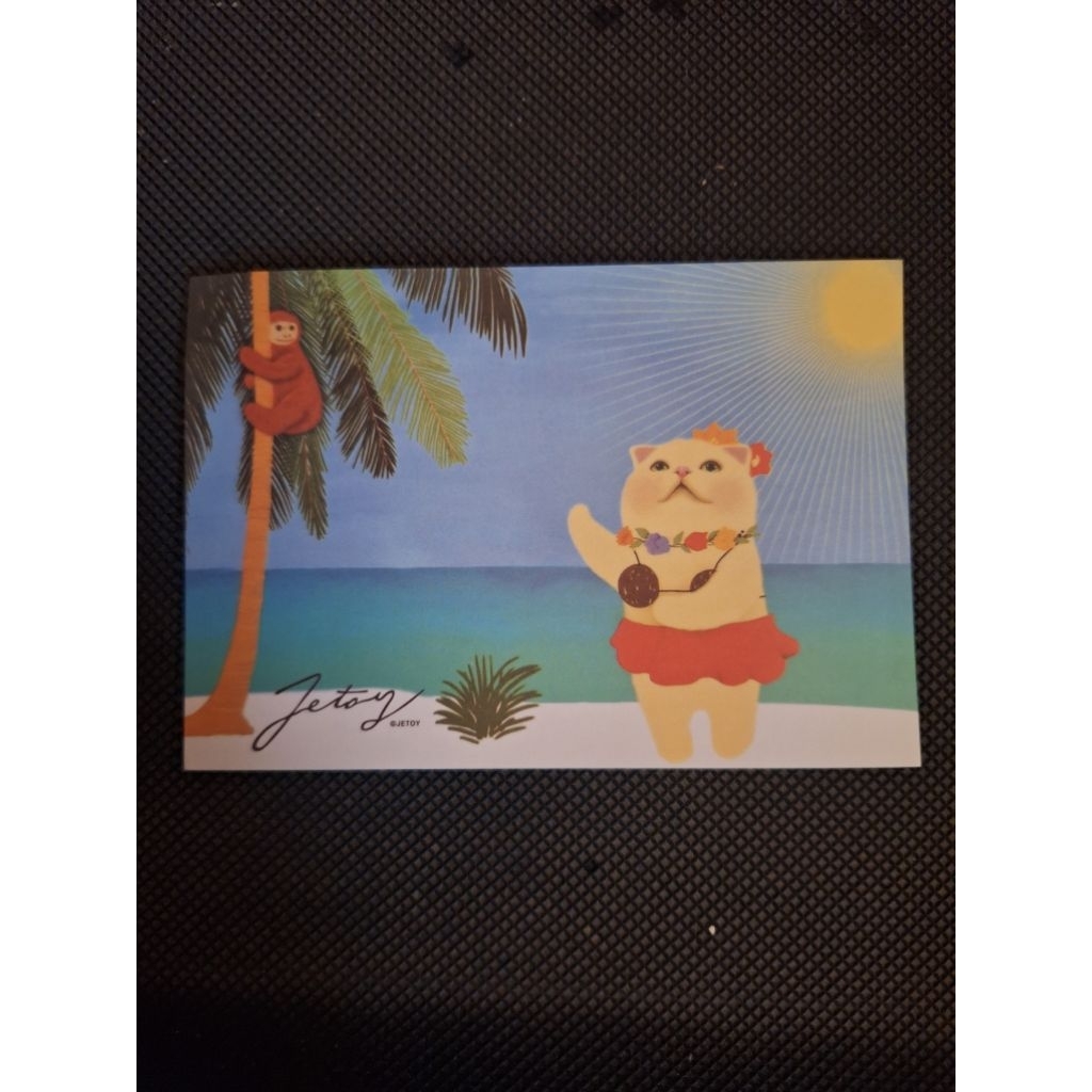 

kartu pos kucing Jetoy cat postcard