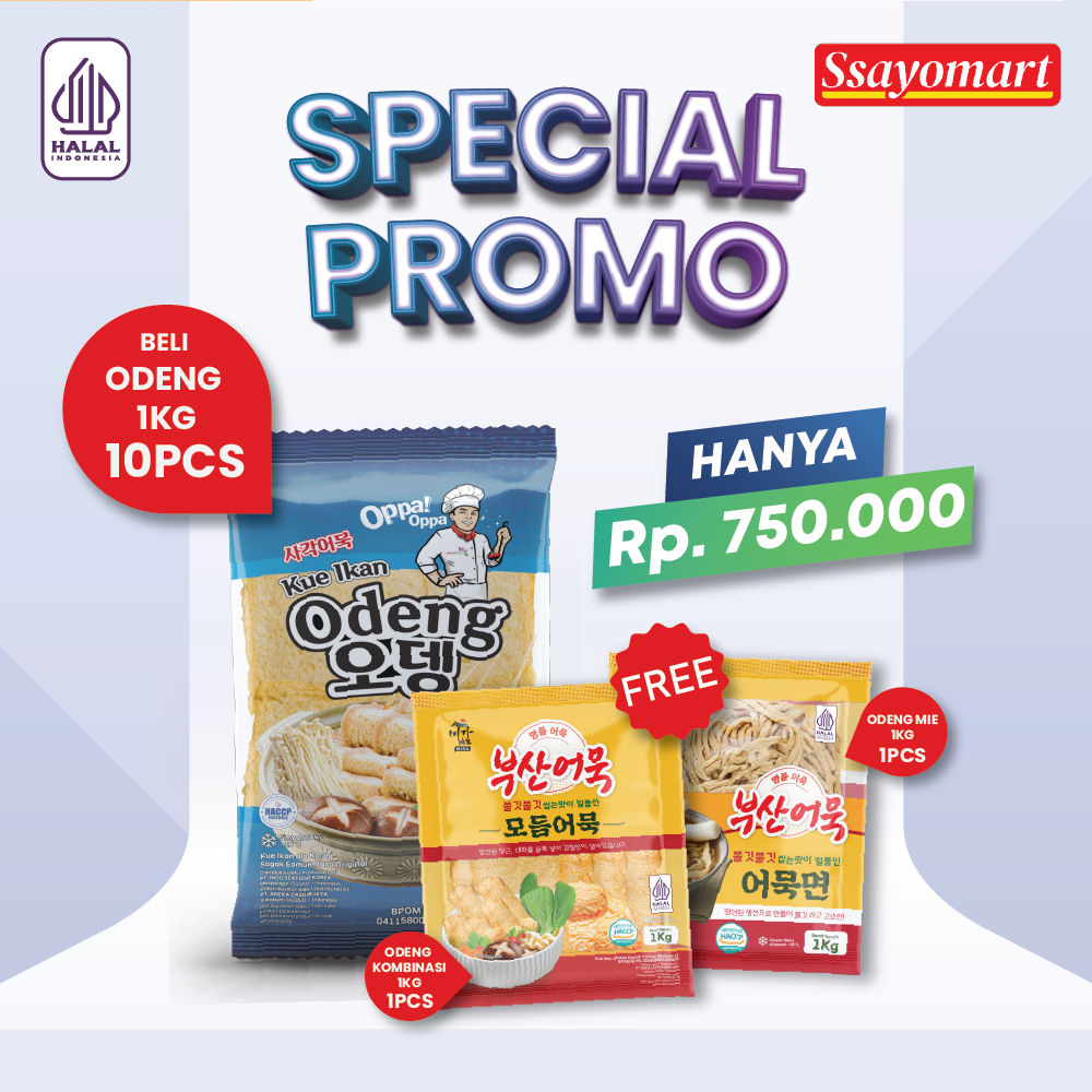 

[PAKET BUNDLING] 10PCS ODENG 1KG + ODENG MIE 1KG + ODENG KOMBINASI 1KG