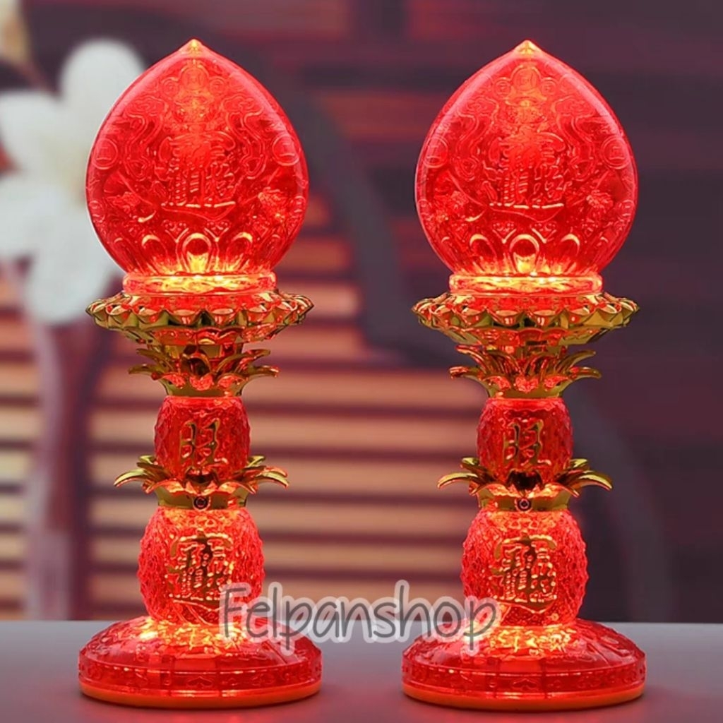 Lampu Led Onglai Sembahyang merah Lampu Sembahyang Led Onglai
