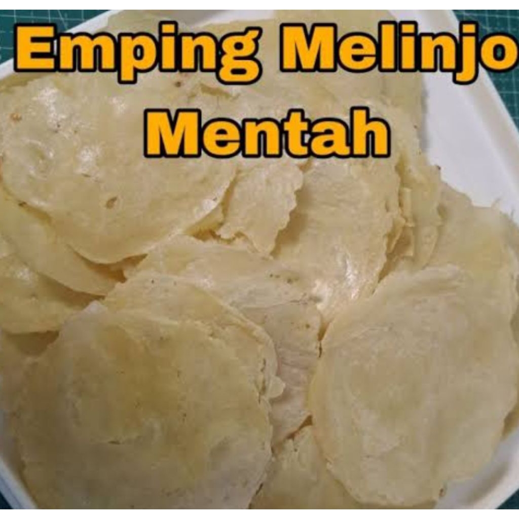 

emping belinjo / emping melinjo mentah / kerupuk emping / emping 100gr