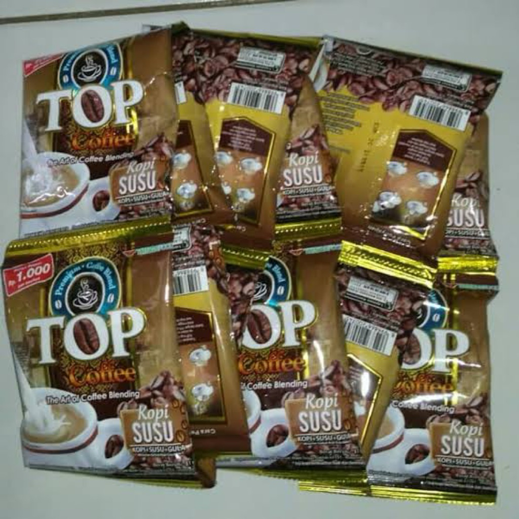 

(1 RENCENG) TOP COFFEE KOPI SUSU GULA 3 IN 1 31gr ISI 12 PCS