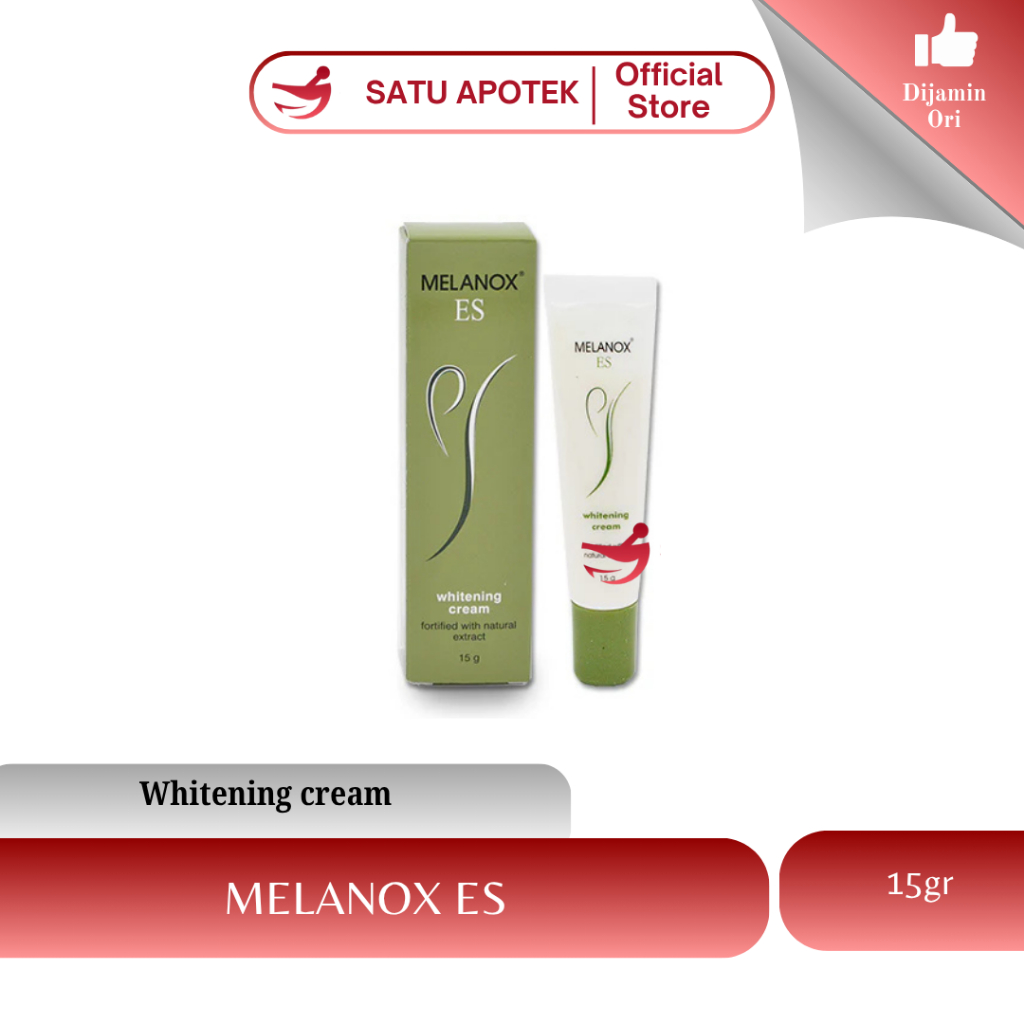Melanox ES Cream 15 Gram 15gr | Pelembap Untuk Menyamarkan Noda/flek Hitam di Wajah