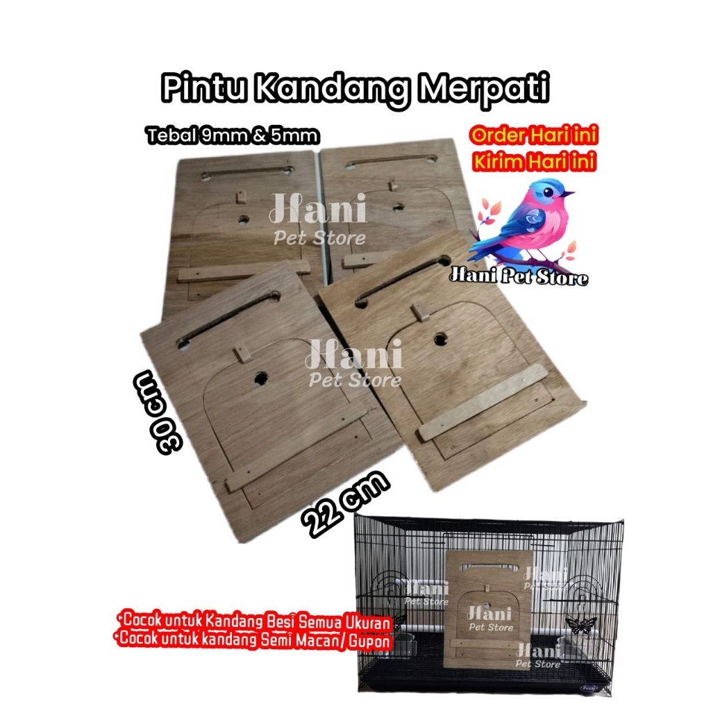 Pintu Kandang Merpati / Pintu Kandang Semi Macan/ Pintu Kandang Burung Merpati