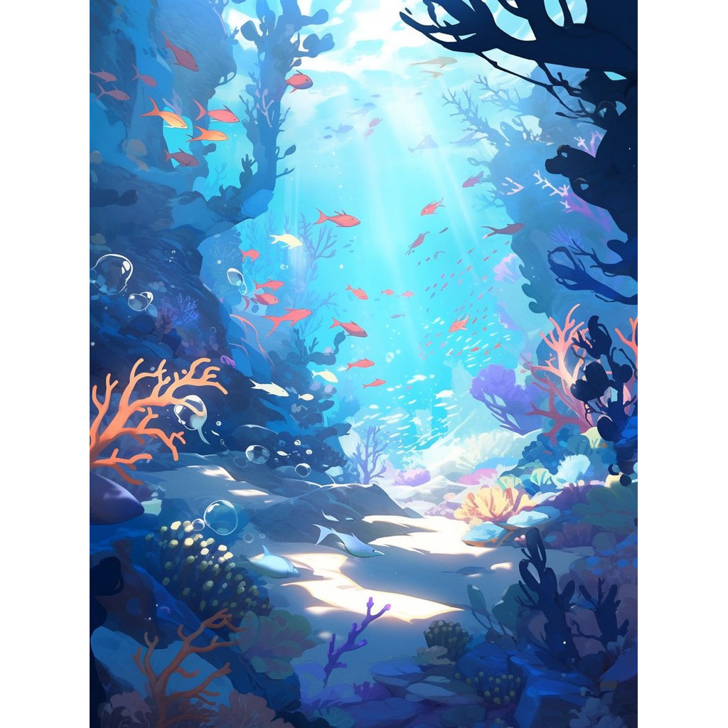 

marine digital drawing