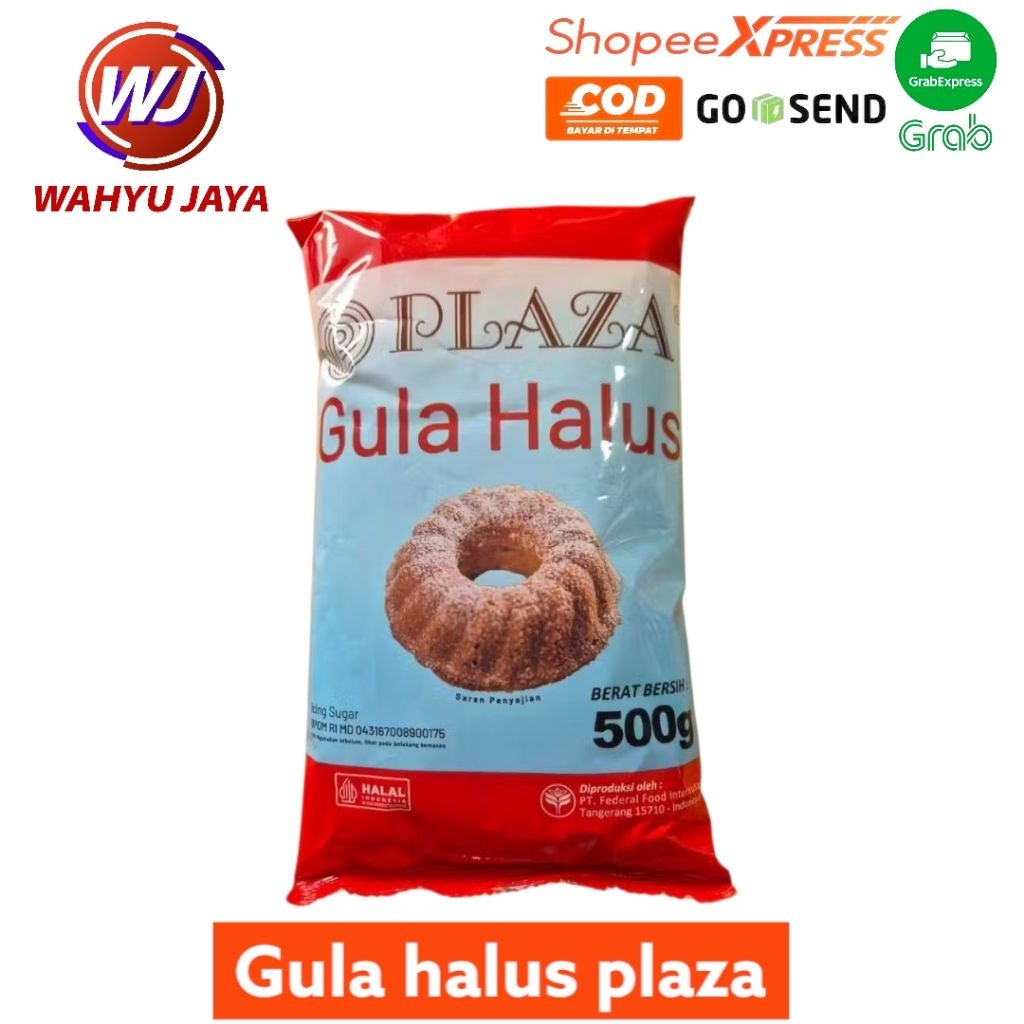 

Gula halus plaza 500gram