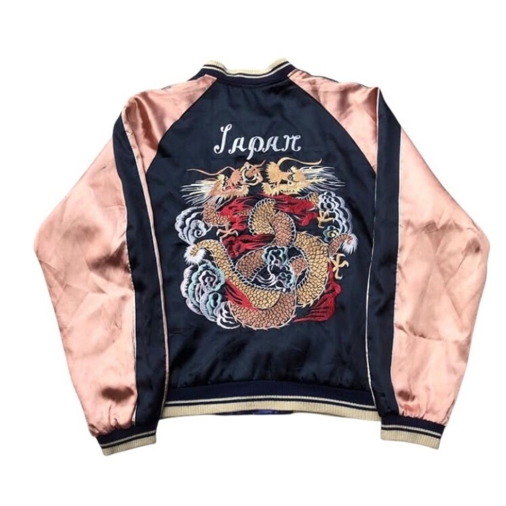 Sukajan Tailor Toyo Twin Dragon X Honolulu Map (BUKAN PINK)