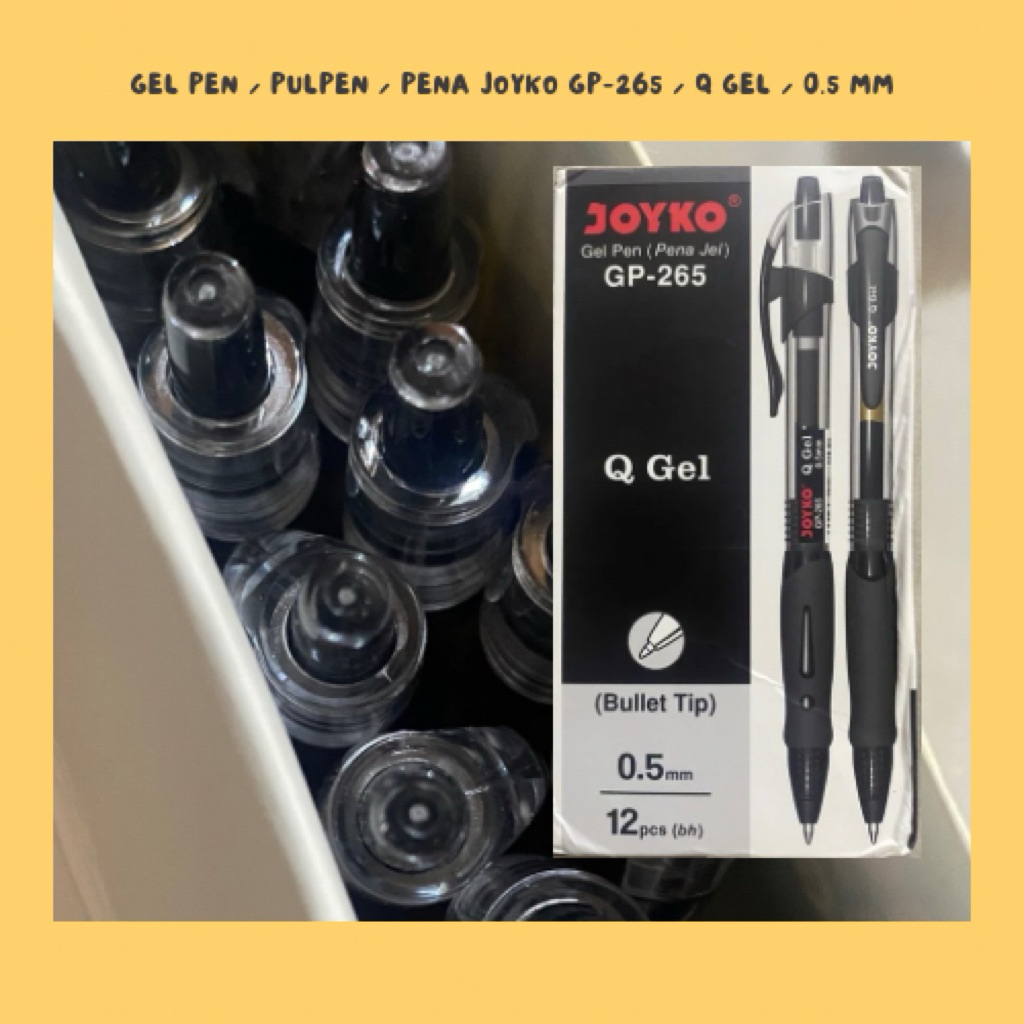 

Gel Pen / Pulpen / Pena Joyko GP-265 / Q Gel / 0.5 mm