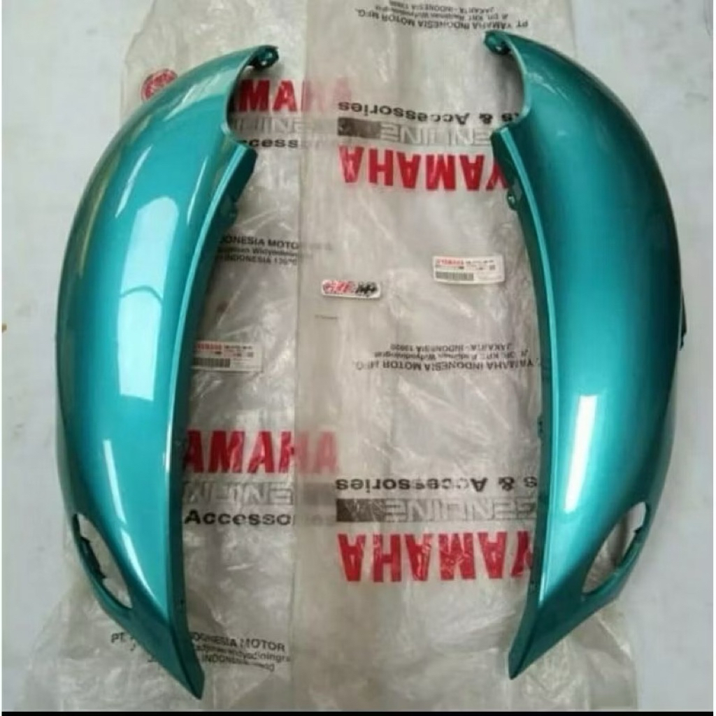 Cover Body Kanan Kiri Yamaha Fino Karbu Original YGP Hijau tosca