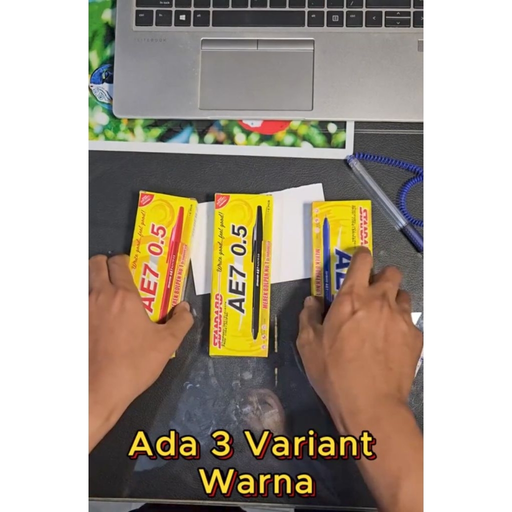 

pulpen standar E7 (isi 12 pis) 1 pak