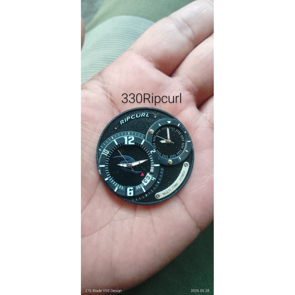 plat jam tangan Ripcurl dial jam tangan Ripcurl second 41mm