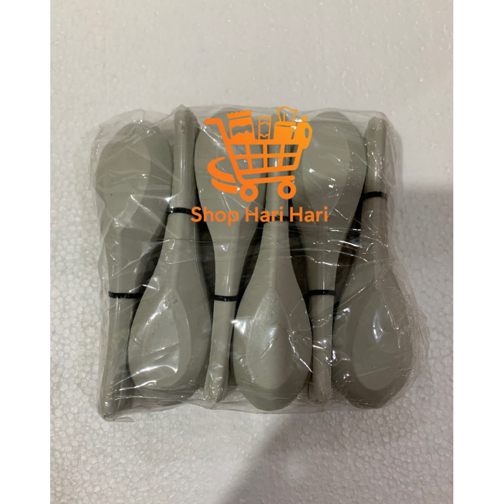 Sendok Bebek Biasa / Sendok Makan / Sendok Plastik (1 bks)