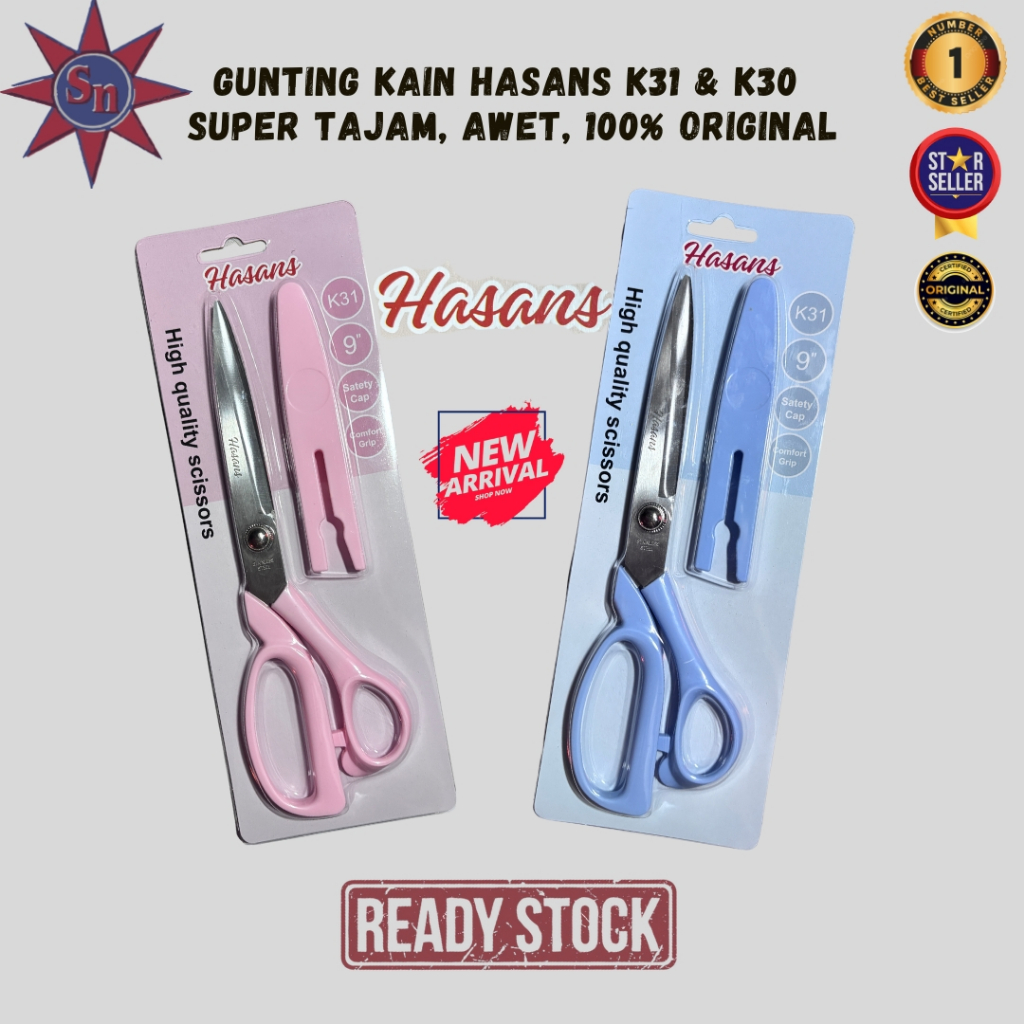 

Gunting Kain Hasans K31 & K30 – Super Tajam, Awet, dan 100% Original