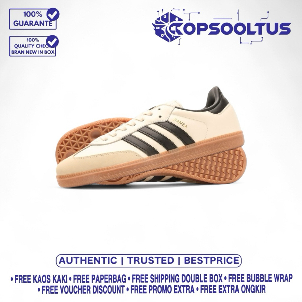 

Sneakers S'a'm'b'a O'G Cream White Black 100'% Authentic Bnib.