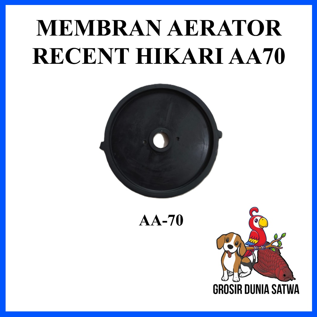 Karet membran AA70 RECENT HIKARI Sparepart pompa aerator udara