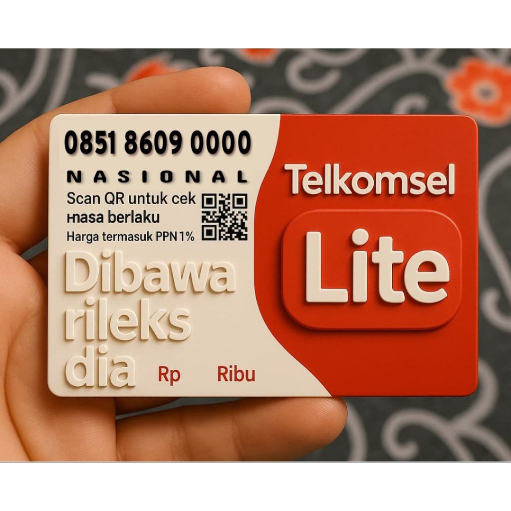 nomor cantik Telkomsel simpati kwartet ekor ribuan ratusan belakang 0000 limited edition