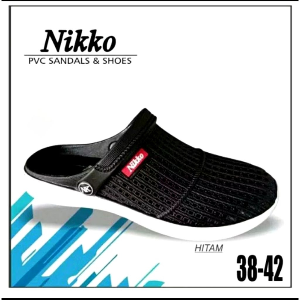 Sandal Slop Karet Pria Nikko SL-8151 Sepatu Slop Kerja