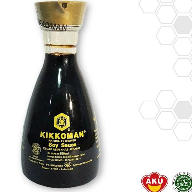 

Kikkoman Soy Sauce Kecap Asin Khas Jepang Halal Dispenser Botol 150ML
