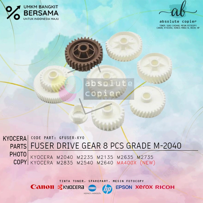 Fuser Gear Box Unit Plate Kyocera Grade A M 2040 2540 2640 2135 2235 2335 2735 2635 DN DW Printer Fo