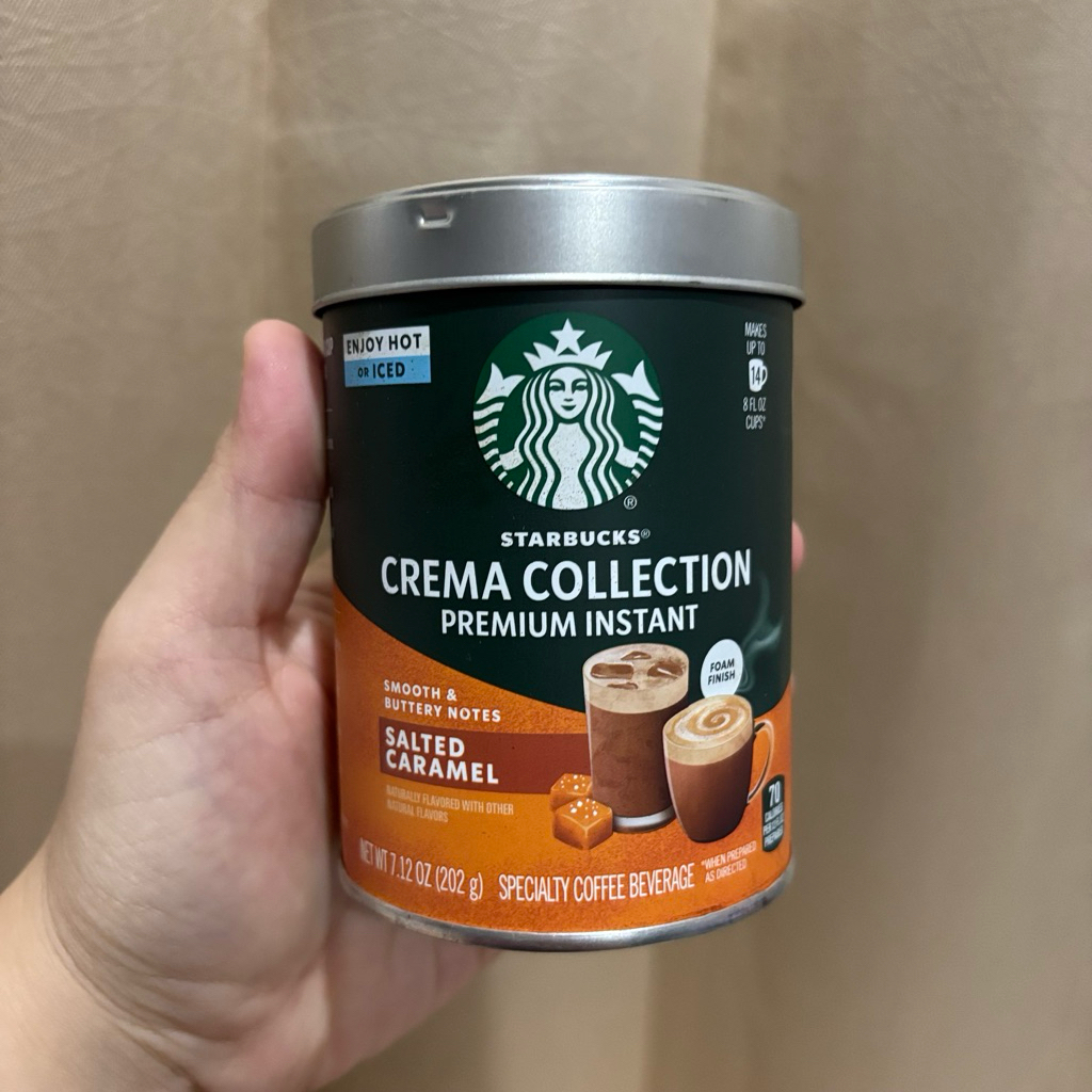 

READY Starbucks Crema Collection salted caramel premium instant coffee