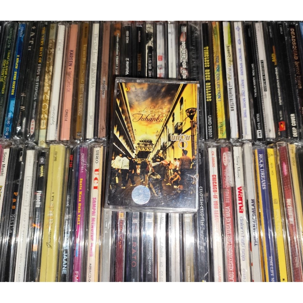 Kaset Ungu - Aku dan Tuhanku Hits Singles Dengan Nafasmu, Syukur Alhamdullilah