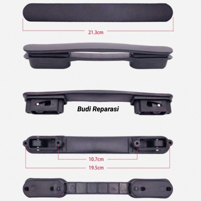 KODE J99R Strap Koper Delsey Gagang Koper Delsey  Handle Koper Delsey High Quality ujung Bulatoval