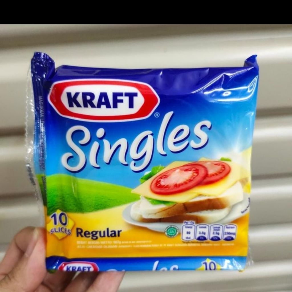 

keju Kraft singles 10 lembar (slice) / Kraft singles 10 lembar slice / Kraft keju singles 10 slice