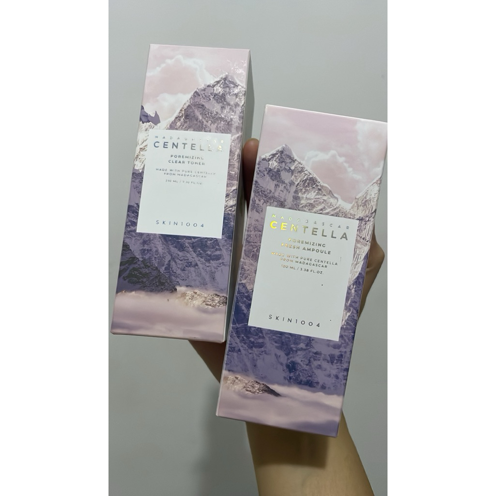 Skincare Centella Madagascar Toner & Serum Wajah Original Korea