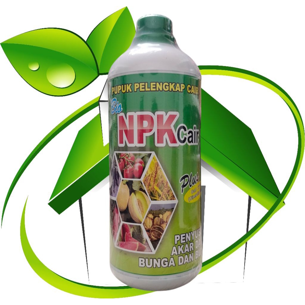 Pupuk Cair NPK Plus 1 Liter Perangsang Akar Daun Bunga & Buah