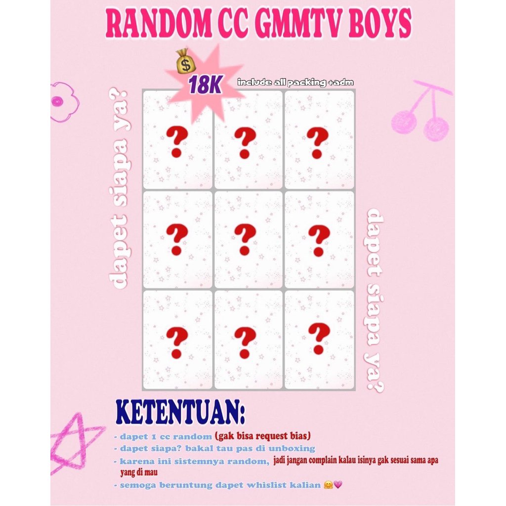 RANDOM CC GMMTV BOYS