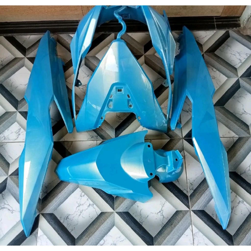 Cover full body halus beat street warna biru lembayung gold tahun 2017/2018