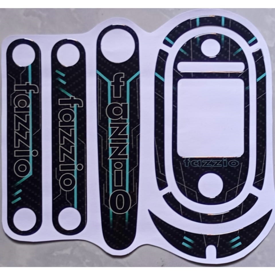 Emblem sticker Timbul Variasi Yamaha Fazzio/Sticker Fazzio