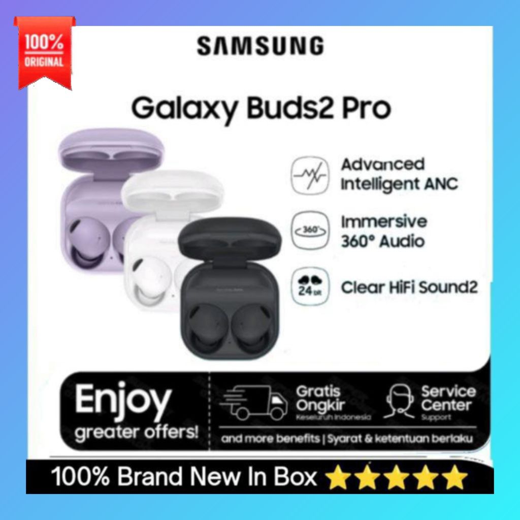 [NEW] Samsung Galaxy Buds 2 Pro 100% Brand New BNIB / Galaxy Buds 2 Pro / Buds 2 Pro / Samsung Galax