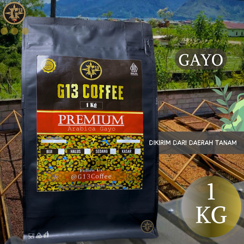 

KOPI GAYO ACEH ARABICA PREMIUM G3 ARABIKA BUBUK 1 Kg